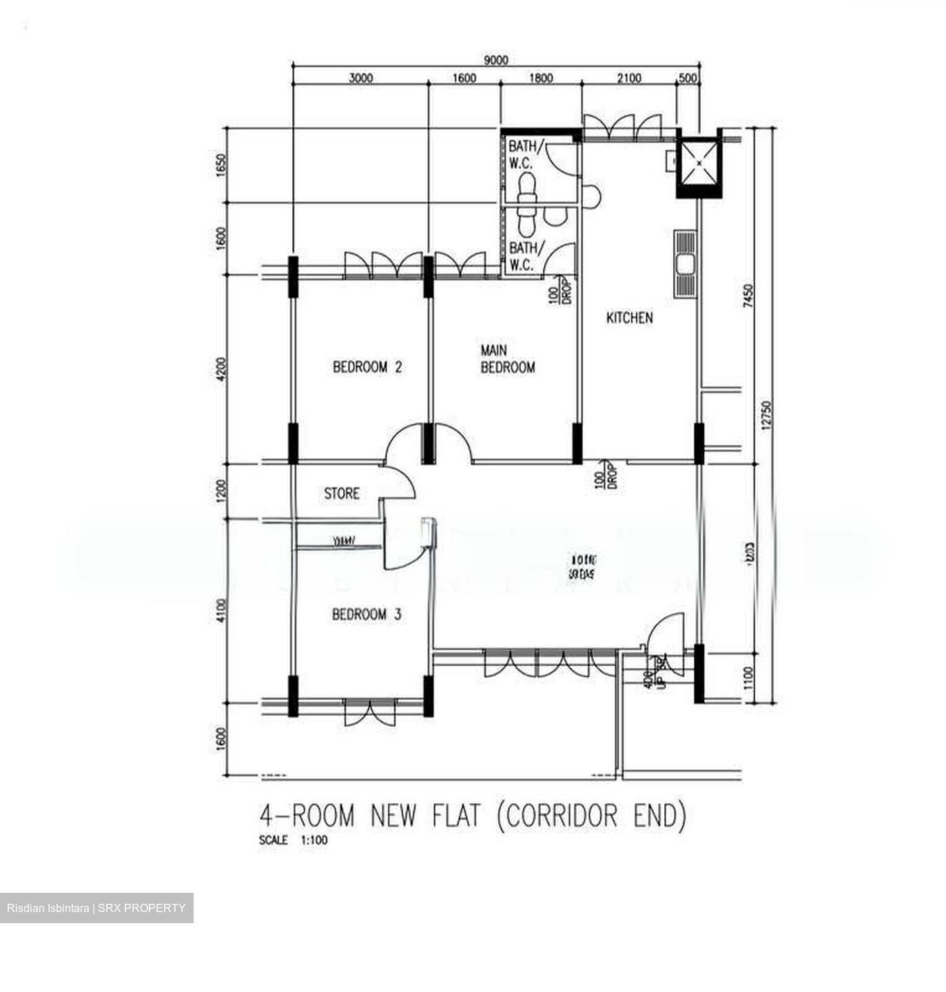 Blk 292 Tampines Street 22 (Tampines), HDB 4 Rooms #566524251